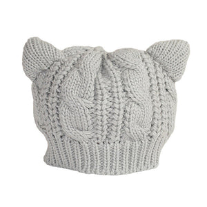 Fashion Cat Ear Beanie - Only Cat Shirts
