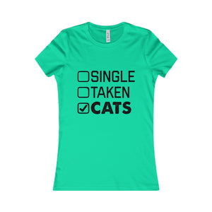 Still Taken by Cats Single Taken Cats Womans T - Only Cat Shirts