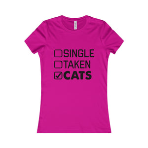 Still Taken by Cats Single Taken Cats Womans T - Only Cat Shirts