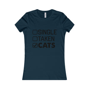 Still Taken by Cats Single Taken Cats Womans T - Only Cat Shirts