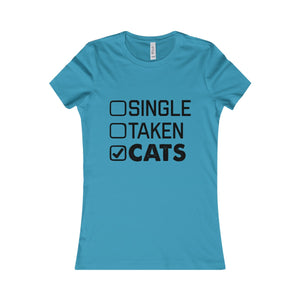 Still Taken by Cats Single Taken Cats Womans T - Only Cat Shirts