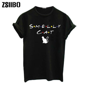 Smelly Cat Printed T-shirt