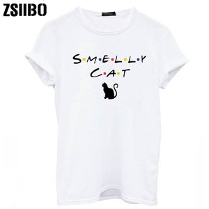 Smelly Cat Printed T-shirt