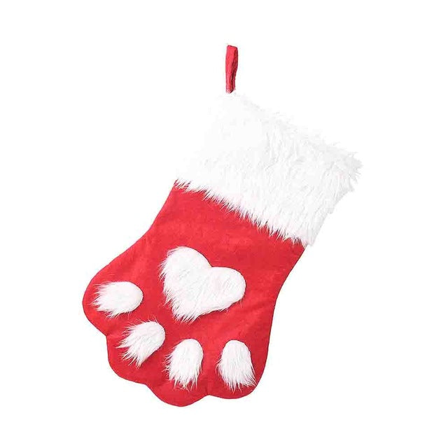 Cat Paw Christmas Stocking - Only Shirts Cat