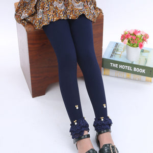 girls leggings spring dancing foot pants Elastic force legging for girls clothes cartoon cat