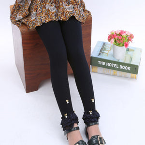 girls leggings spring dancing foot pants Elastic force legging for girls clothes cartoon cat