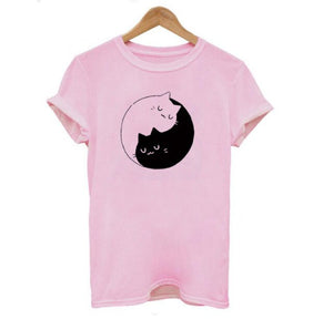 Tai Chi Yin Yang Cat Shirt