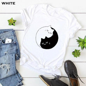 Tai Chi Yin Yang Cat Shirt