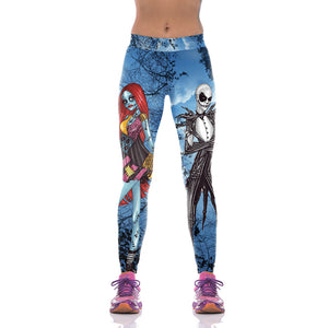 Alice&#39;s Adventures In Wonderland Women&#39;s Leggings The Cheshire Cat Print 3d Legins High Elastic Waist Band Slim Fitness Leggings