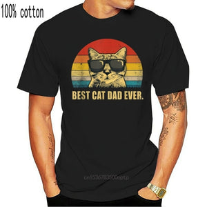 Best Cat Dad Ever Vintage Men's T-Shirt
