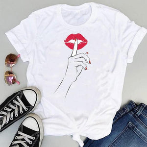 Women Cartoon Simple Cat New Cute 2021 Short Sleeve Sweet Summer Fashion Print Lovely Clothes Tops Tees Tshirt T-Shirt