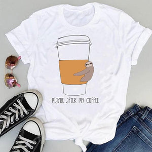 Women Cartoon Simple Cat New Cute 2021 Short Sleeve Sweet Summer Fashion Print Lovely Clothes Tops Tees Tshirt T-Shirt