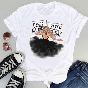 Women Cartoon Simple Cat New Cute 2021 Short Sleeve Sweet Summer Fashion Print Lovely Clothes Tops Tees Tshirt T-Shirt