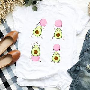 Women Lady Cat Funny Coffee Short Sleeve Cute Print Casual T Tee Womens Tshirt for Female Shirt Clothes Top Graphic T-shirt