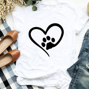 Women Lady Cat Funny Coffee Short Sleeve Cute Print Casual T Tee Womens Tshirt for Female Shirt Clothes Top Graphic T-shirt