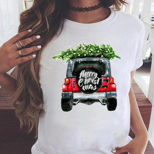Women Cat Pet Funny Cute 2022 T Top Fashion Happy Holiday Christmas Print Graphic Tee Cartoon Shirt Female Tshirt T-Shirts