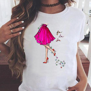 Women Cat Pet Funny Cute 2022 T Top Fashion Happy Holiday Christmas Print Graphic Tee Cartoon Shirt Female Tshirt T-Shirts