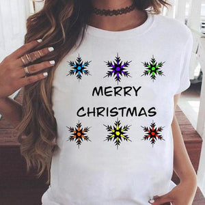 Women Cat Pet Funny Cute 2022 T Top Fashion Happy Holiday Christmas Print Graphic Tee Cartoon Shirt Female Tshirt T-Shirts