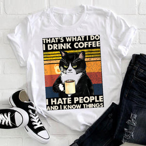 Women Cute Cat Striped Cute Face Clothing 2021 Funny Printing Animal Clothes Print Tshirt Female Tee Top Ladies Graphic T-shirt