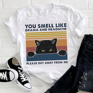 Women Cute Cat Pet Cartoon Letters 90s Clothing 2021 Funny Printing Clothes Print Tshirt Female Tee Top Ladies Graphic T-shirt