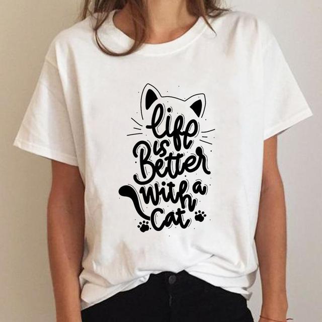womens cat t shirt