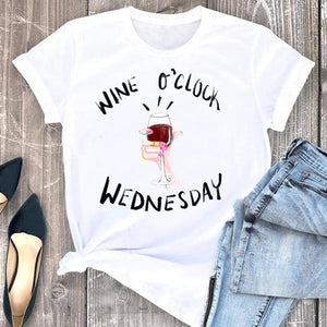 Women Clothes Cat Flower Funny Time Ladies Cartoon Fashion Short Sleeve Summer Print Tshirt Female Tee Top Graphic T-shirt