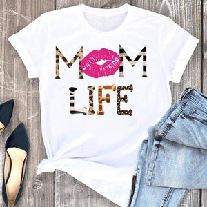 Women Clothes Cat Flower Funny Time Ladies Cartoon Fashion Short Sleeve Summer Print Tshirt Female Tee Top Graphic T-shirt