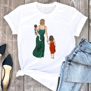 Women Clothes Cat Flower Funny Time Ladies Cartoon Fashion Short Sleeve Summer Print Tshirt Female Tee Top Graphic T-shirt