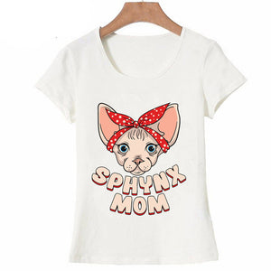 Death Metal Sphynx Cat T-Shirt Women Metal Harajuku Gothic TShirt female summer Aesthetic tshirt Hipster tops Graphic Tee shirt