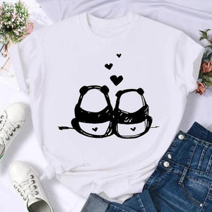 Women Print Cat Lovely Pet Animal Cute T Shirt Fashion Summer Female Casual Top Short Sleeve Tshirts Cartoon Graphic Tee T-Shirt