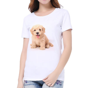 S-3XL 2022 Women 3D Cat Print White Soft Casual Lady T-Shirt Summer Short Sleeve Animal Round Neck Cheap Clothes Top Femme