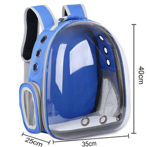Cat Bag Breathable Portable Pet Carrier Bag Outdoor Travel Backpack for Cat and Dog Transparent Space Pet Backpack