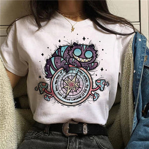 Short-sleeved T-shirts, Cute Cats, Animals, Funny Women&#39;s Tops, Casual Women&#39;s Fashion, Beautiful Summer T-shirts, Female Graphi