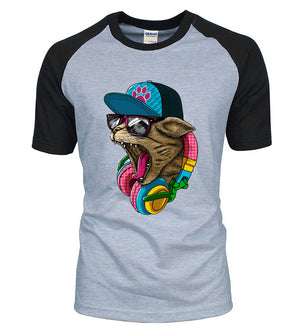 Animal Shirt Crazy DJ Cat - Only Cat Shirts