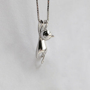 Cute Dangling Cat Necklace
