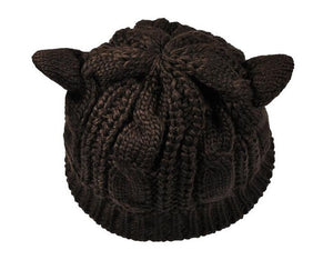 Fashion Cat Ear Beanie - Only Cat Shirts