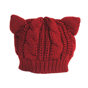 Fashion Cat Ear Beanie - Only Cat Shirts