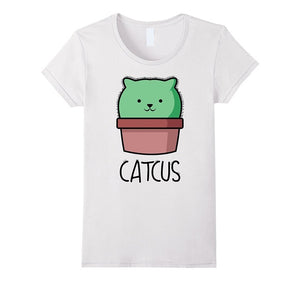 Catcus - Funny Cactus Kitten Pun T-Shirt - Only Cat Shirts