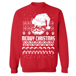 Giraffita New Fashion Womens Mens Hoodies Cat Printed Tops Christmas Celebrate Clothing Winter Tee Tops - Only Cat Shirts