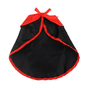 1PC Halloween Small Dog Cat Vampire Costume Jumpsuit Holiday Outfits with Cloak Pet Cat Clothes Cosplay Gift 3