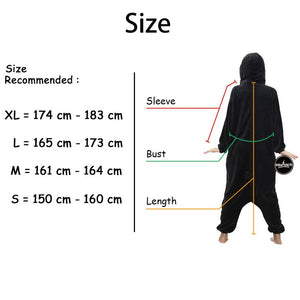 Cat Onesie With Slippers | Adult Size