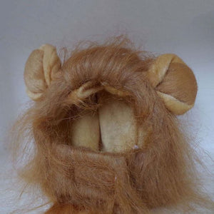 Fancy Dress Up Pet Costume Cat Halloween Clothes Dogs Lion Mane Wig With Ears Festival Costume Muffler Scarf Dropshipping