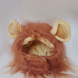 Fancy Dress Up Pet Costume Cat Halloween Clothes Dogs Lion Mane Wig With Ears Festival Costume Muffler Scarf Dropshipping