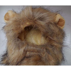 Fancy Dress Up Pet Costume Cat Halloween Clothes Dogs Lion Mane Wig With Ears Festival Costume Muffler Scarf Dropshipping