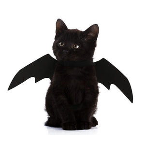 Creative Animal Pet Dog Cat Decoration Wings Festival Clothes Bat Vampire Halloween Fancy Dress Costume Outfit Wings